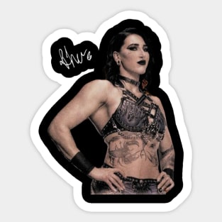 Rhea Ripley Signature Pose Sticker